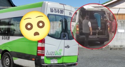 Solo en Pachuca: Saltando asientos y por atrás, pasajeros del Tuzobús se ven obligados a bajar