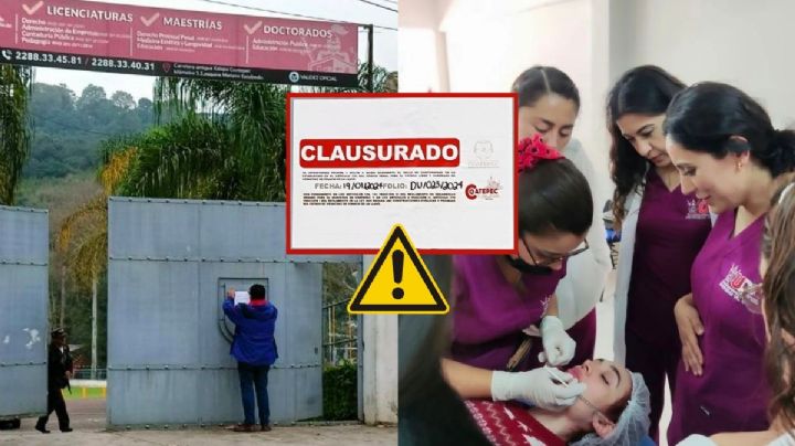 Clausuran universidad en Coatepec; AMLO alertó por maestrías "patito" en cirugía estética