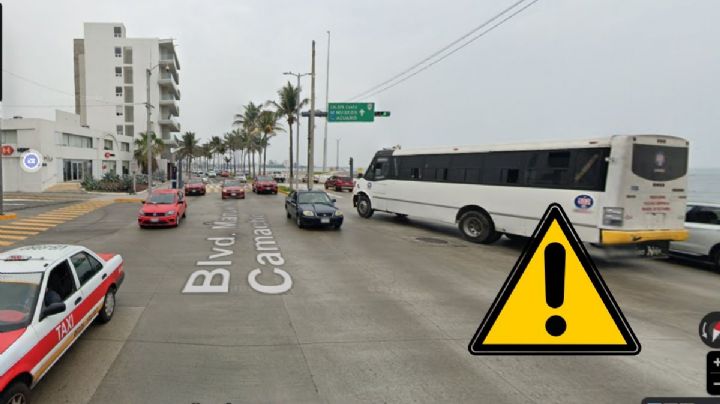 Cerrarán bulevar Ávila Camacho de Veracruz; estas son las rutas alternas