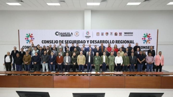 Gobierno de Coahuila instala el Consejo de Seguridad y Desarrollo Regional de la Laguna