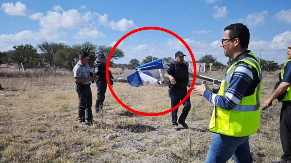 Avioneta se desploma en Aguascalientes y deja dos personas lesionadas