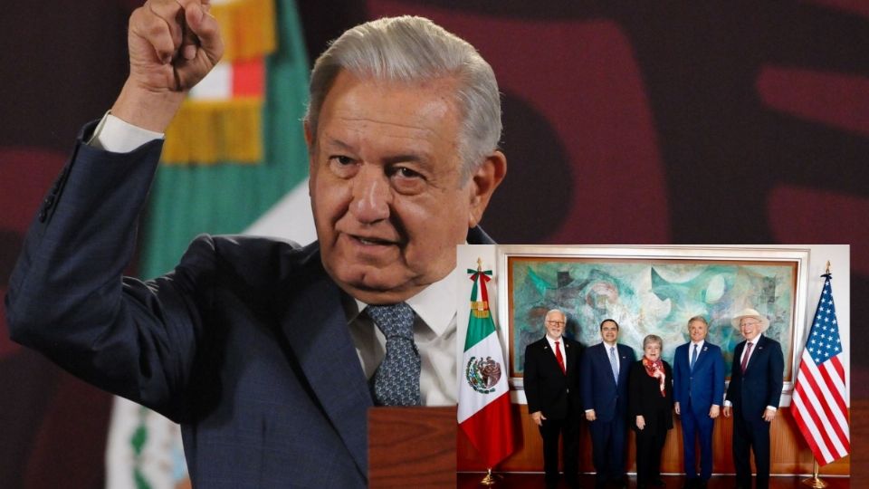 AMLO recibe a Congresistas de EU.