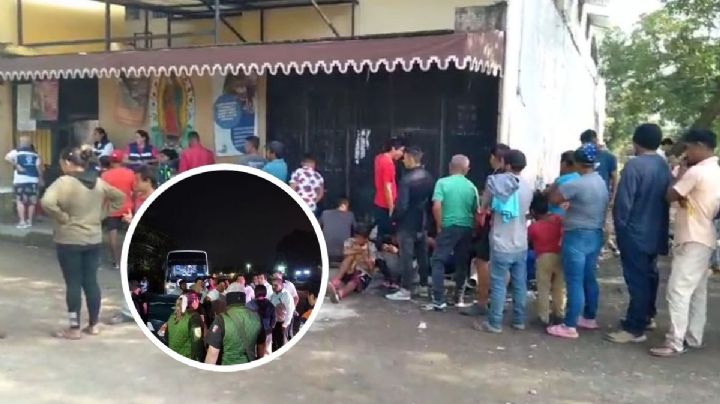 Caravana de migrantes "Éxodo de la pobreza" llega a Tierra Blanca