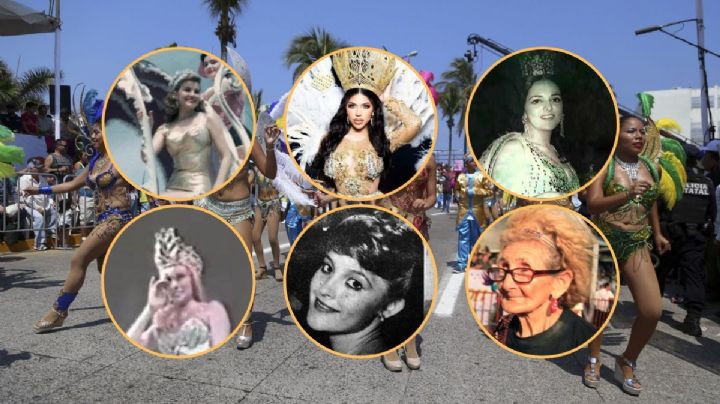 Ellas son las 99 reinas que ha tenido el Carnaval de Veracruz en sus 100 años