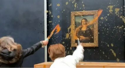 Activistas arrojan sopa sobre la pintura de la Mona Lisa | VIDEO