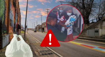 Abandonado dentro de una bolsa en la vía pública; así encontraron al bebé robado en Pachuca