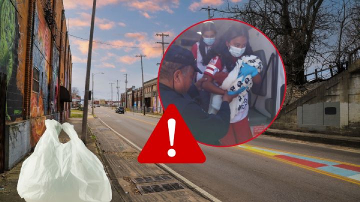 Abandonado dentro de una bolsa en la vía pública; así encontraron al bebé robado en Pachuca