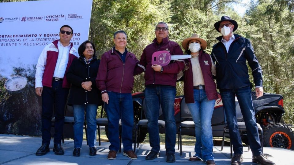 Evento del Gobernador de Hidalgo, Julio Menchaca Salazar.