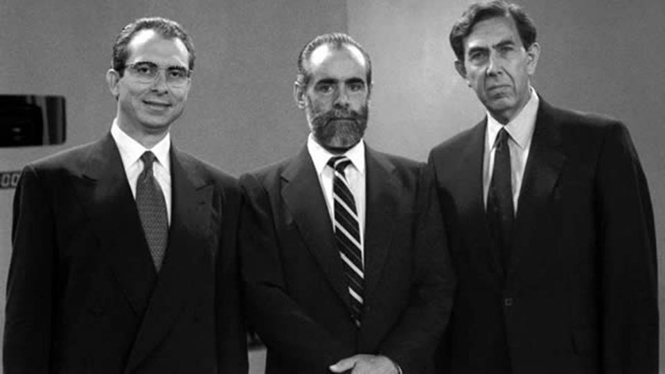 Ernesto Zedillo, Diego Fernández de Cevallos y Cuauhtémoc Cárdenas