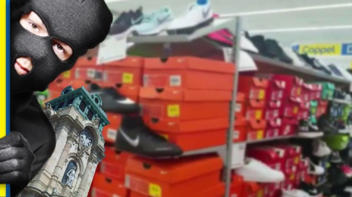 Martín fue a un Coppel de Pachuca, se midió unos zapatos y falló al querer robarlos; así la curiosa historia