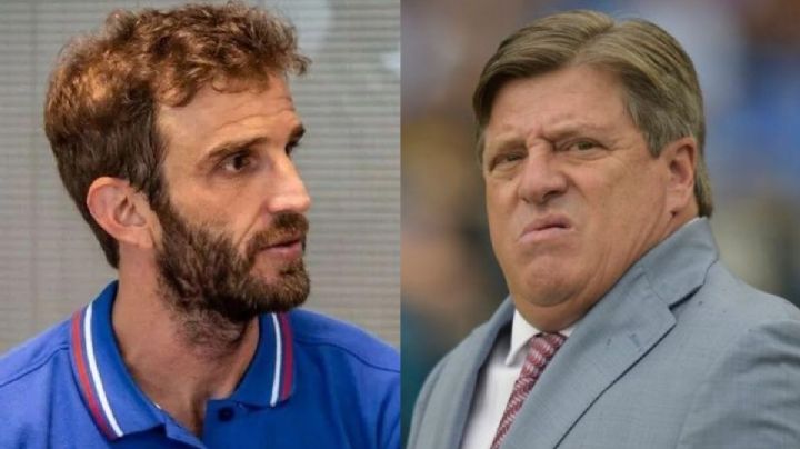 "Piojo" Herrera choca con Iván Alonso, tras victoria de Cruz Azul | VIDEO