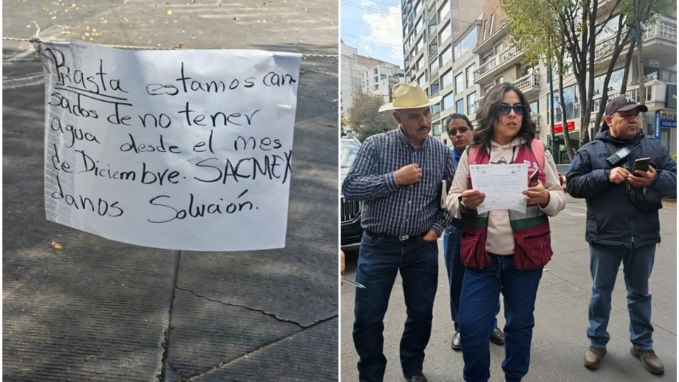 Escasez de agua: Vecinos de la Miguel Hidalgo llegan a acuerdo con Sacmex