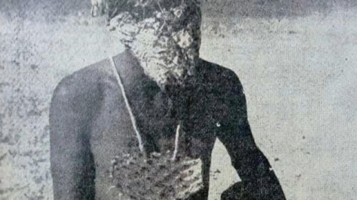 Con un nopal en el pecho, así caminaban a San Juan hace 50 años