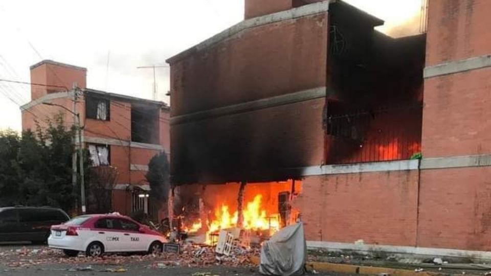 Explosión en La Paz, Edomex
