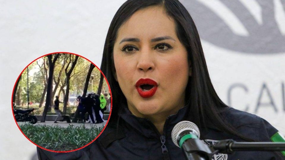 Panistas denuncian a Sandra Cuevas por agresión en Paseo de la Reforma