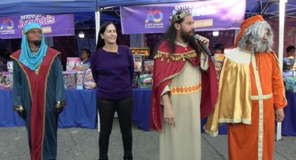 Lía Limón adelanta la llegada de los Reyes Magos en Álvaro Obregón