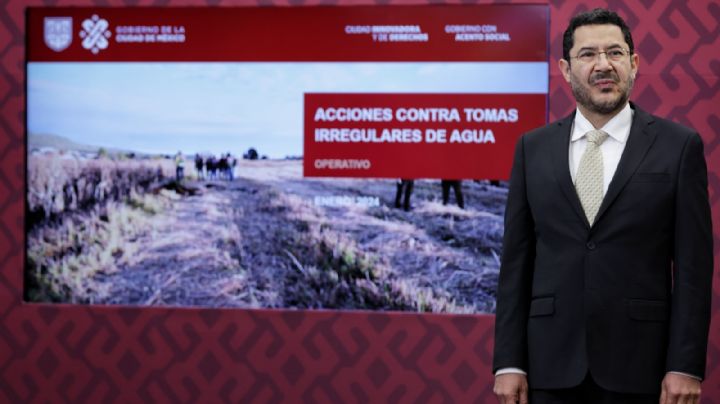 Batres dice que irá contra tomas irregulares de agua en CDMX