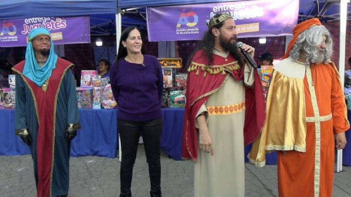 Lía Limón adelanta la llegada de los Reyes Magos en Álvaro Obregón