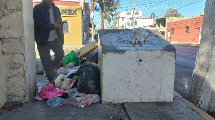 Calles llenas de basura en Pachuca, Tandem Ride dejó la recolección al municipio