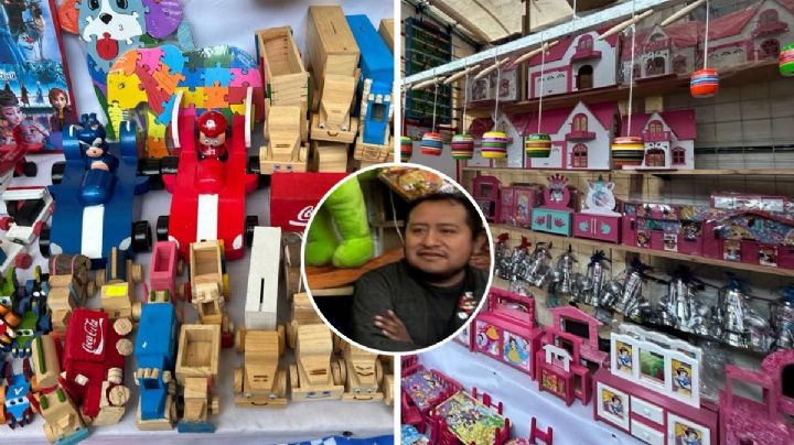 Desde hace 30 años, Francisco surte a Reyes Magos de Xalapa juguetes de madera 