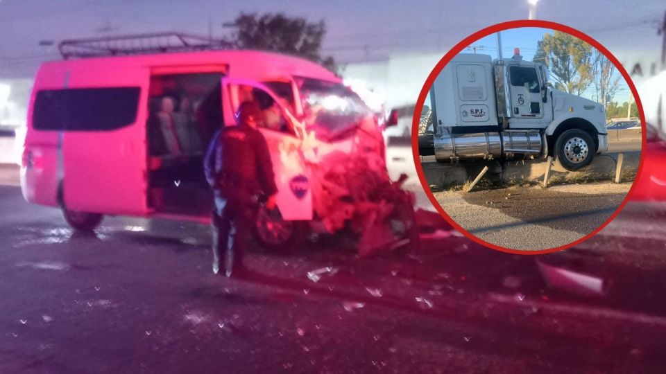 Por estos dos accidentes se congestionó el tránsito en la carretera Silao-León.