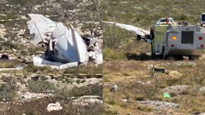 Se desploma avioneta en Coahuila, hay 4 muertos | VIDEO
