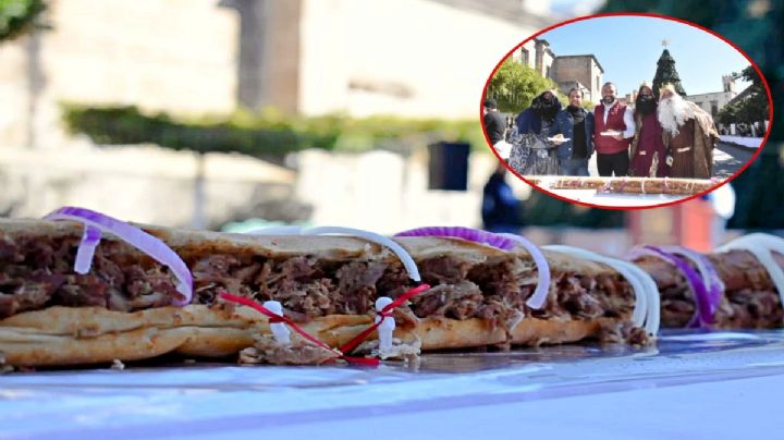 Reparten Rosca de Reyes de torta ahogada en Jalisco; Melchor, Gaspar y Baltazar pudieron comer