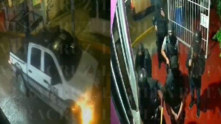 Tras balacera, elementos de seguridad catean viviendas en Tecolutla