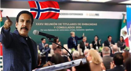 Omar Fayad presume primer evento como embajador en Noruega