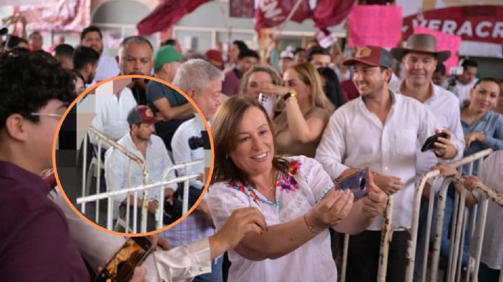 En horario laboral, captan a subsecretario de SIOP en mitin de Rocío Nahle