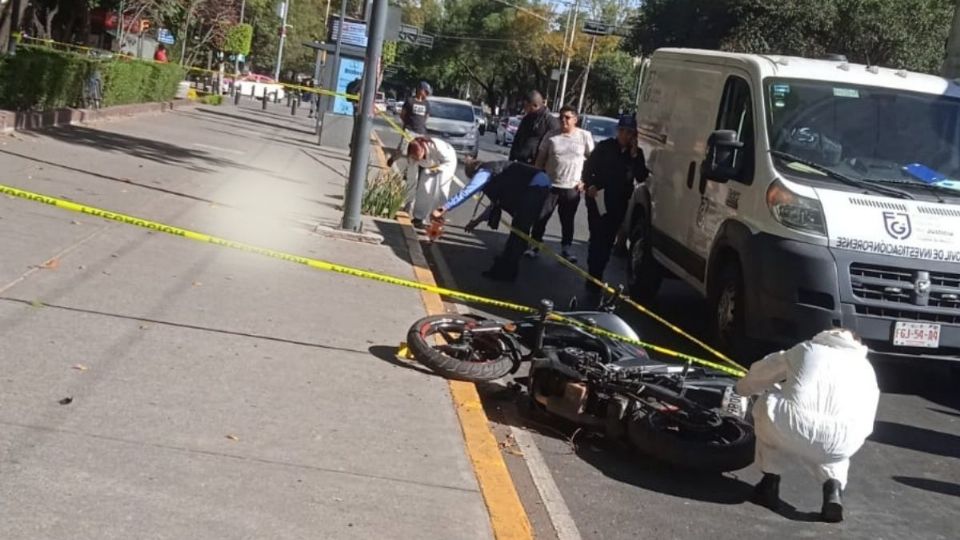 Repartidor de comida muere en accidente en la colonia Santa Cruz Atoyac