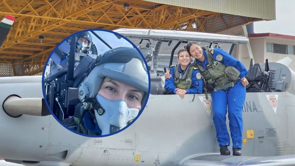 La piloto compartió avión con su compañera, originaria de Oaxaca