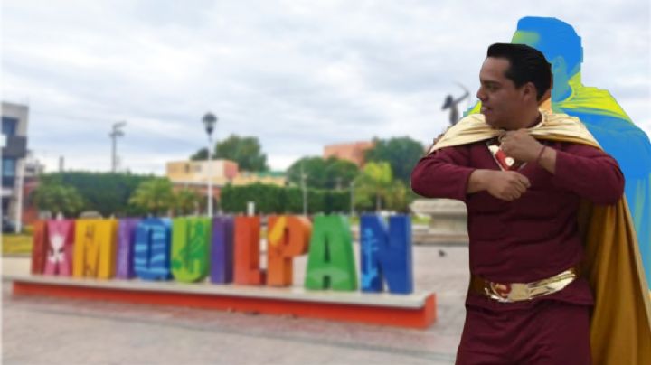 Aspirante de Morena se disfraza de superhéroe, opiniones se dividen en las redes