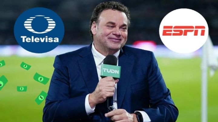 ¿Cuánto gana David Faitelson en Televisa? Así compara sus quincenas con las de ESPN