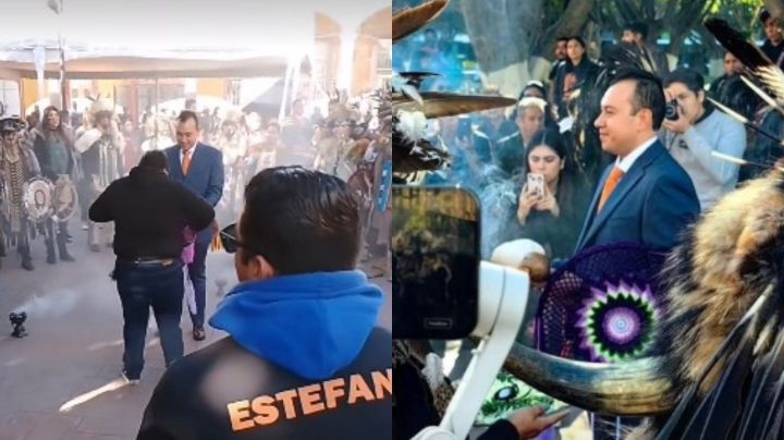 Nuevo alcalde de Cortazar: Mauricio Estefanía tomó protesta con ritual prehispánico