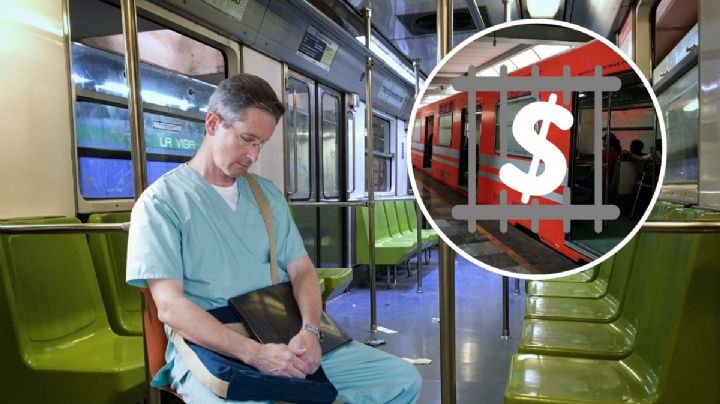 La COSTOSA multa por quedarse dormido en el Metro de la CDMX