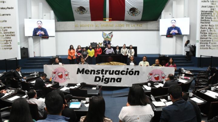 Diputadas de Hidalgo presentan iniciativa para garantizar menstruación digna