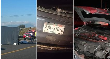 Viernes de accidentes en Hidalgo dejan 2 muertos; uno fue en la México-Tuxpan