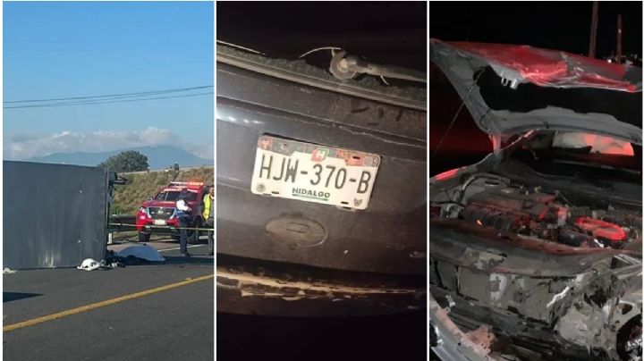 Viernes de accidentes en Hidalgo dejan 2 muertos; uno fue en la México-Tuxpan