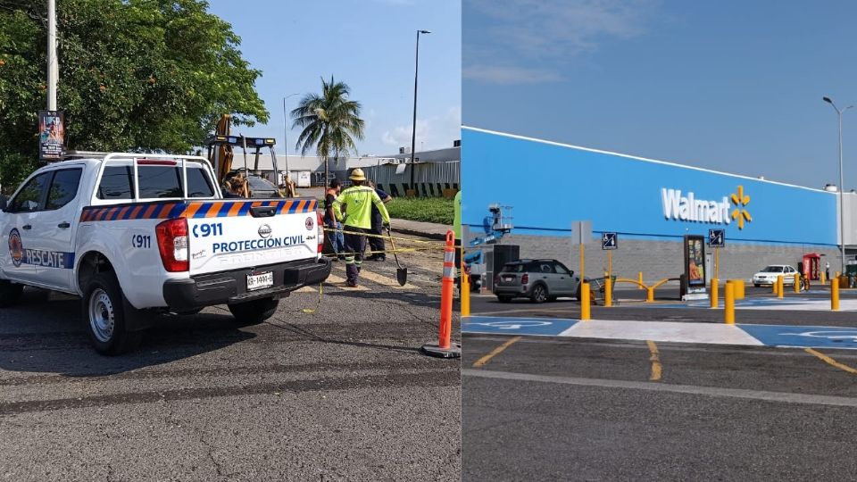 La situación fue contenida por personal de Protección Civil.