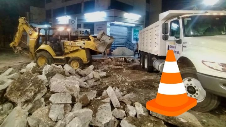Calle cerrada en Xalapa Centro: se retrasan trabajos y reapertura será este día