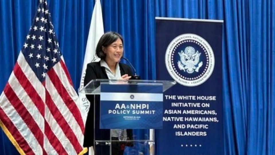 La representante Comercial del gobierno de Estados Unidos, Katherine Tai