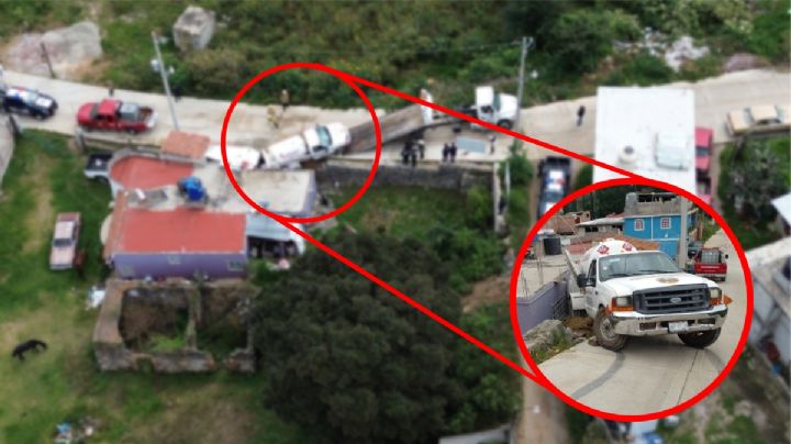 Pipa casi cae encima de una casa y provoca fuga de gas; evacuan a habitantes