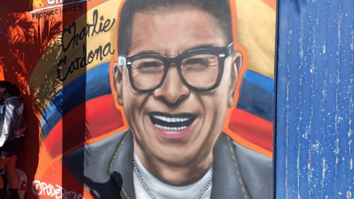 Así develaron mural de Charlie Cardona en el Barrio de la Huaca