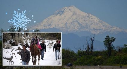 Nevada en el Cofre de Perote y el Pico de Orizaba sería este día por frente frío en Veracruz