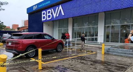 Víctima colateral recibe disparo en el rostro durante balacera en BBVA de Boca del Río