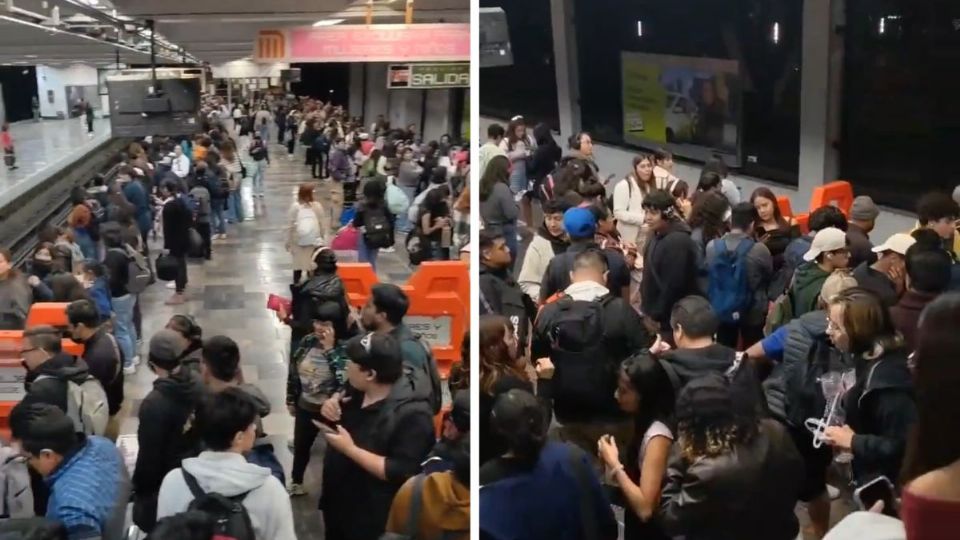 El Metro de la CDMX informó que activó los protocolos de revisión, por lo que no hay servicio en la estación Universidad de la Línea 3.