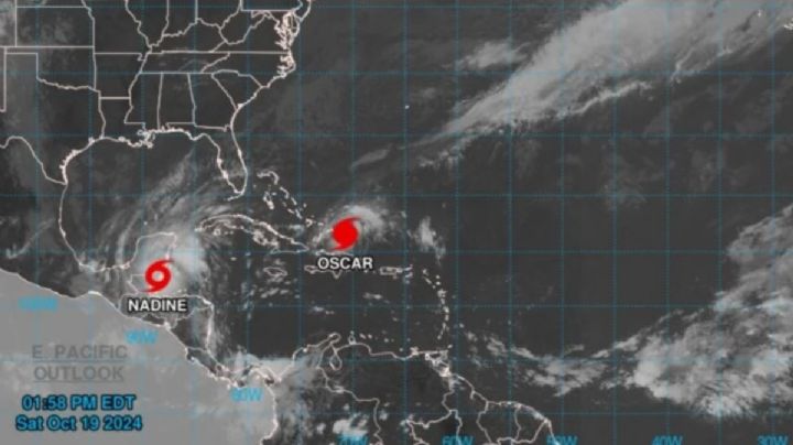 Oscar se intensifica a huracán de categoría 1 frente a costa de las Bahamas