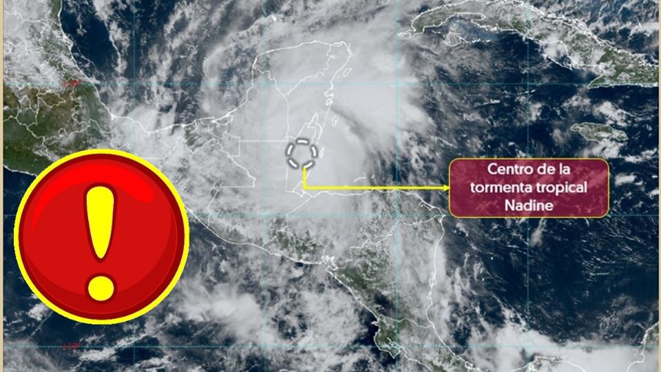 Tormenta tropical 'Nadine' toca tierra; 7 estados en alerta