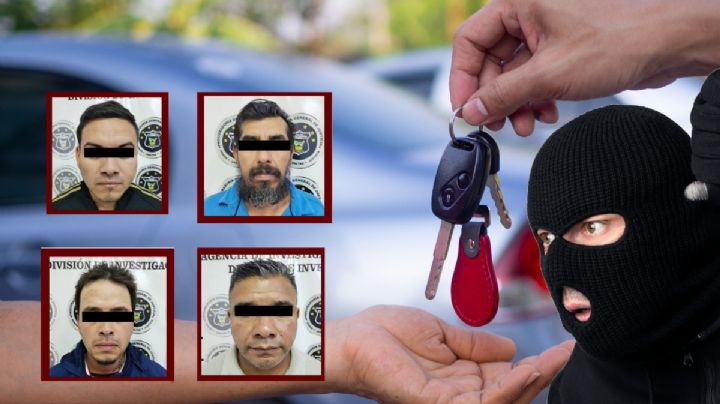 Compra venta de auto en Pachuca resulta un robo armado, detienen a 4